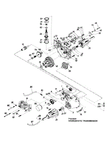 Hydrostatic Transmission parts for White Outdoor Garden Tractor 145Z836P190 / 1995 from AppliancePartsPros.com