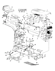 Seat, Running Boards & Side Covers parts for White Outdoor Garden Tractor 145Z836P190 / 1995 from AppliancePartsPros.com