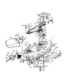 Mowing Deck Gt-185 parts for White Outdoor Garden Tractor 146U836H190 / 1996 from AppliancePartsPros.com