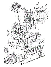 Steering Assembly parts for White Outdoor Garden Tractor 146U836H190 / 1996 from AppliancePartsPros.com