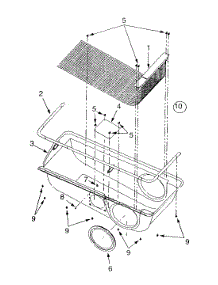 Grass Catcher Cover Assembly parts for White Outdoor Attachment 190-063-000 / 2001 from AppliancePartsPros.com