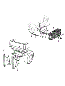 Twin Bag Grass Collector Mounting Kit parts for White Outdoor Attachment 190-073-000 / 1997 from AppliancePartsPros.com