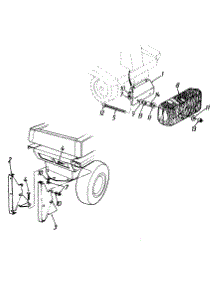 Twin Bag Grass Collector parts for White Outdoor Attachment 190-073-190 / 1995 from AppliancePartsPros.com