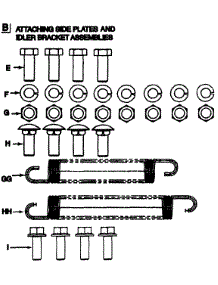 Group B-Attaching Side Plates & Idler Bracket Assemblies parts for White Outdoor Attachment 190-621-000 / 1998 from AppliancePartsPros.com