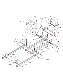 Sub Frame parts for White Outdoor Attachment 190-624-000 / 1998 from AppliancePartsPros.com