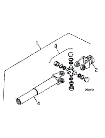 Drive Shaft - Rear Half parts for White Outdoor Attachment 190-740-000 / 60" DECK 1997 from AppliancePartsPros.com