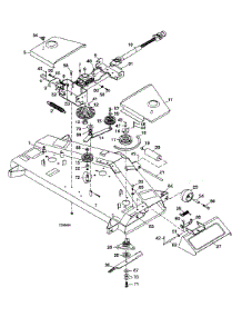Main Frame Assembly parts for White Outdoor Attachment 190-740-000 / 60" DECK 1998 from AppliancePartsPros.com
