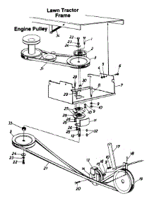 Pulleys & Idler Bracket parts for White Outdoor Attachment 190-756-190 / 1993 from AppliancePartsPros.com