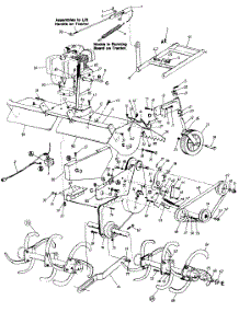 Tiller Attachment parts for White Outdoor Attachment 190-766-190 / 1988 from AppliancePartsPros.com