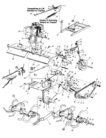 Tiller Attachment parts for White Outdoor Attachment 190-766-190 / 1993 from AppliancePartsPros.com