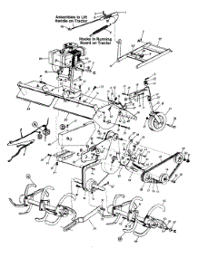 Tiller Attachment parts for White Outdoor Attachment 190-766-190 / 1996 from AppliancePartsPros.com