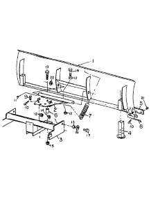54-Inch Dozer Blade parts for White Outdoor Attachment 190-857-190 / 1995 from AppliancePartsPros.com