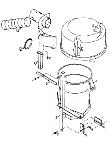 Barrel Collector - Liquid Cooled Mowers parts for White Outdoor Attachment 190-891-190 / 1992 from AppliancePartsPros.com