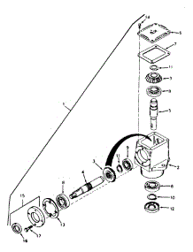 Right Angle Drive Box (Peerless 2604-P91) parts for White Outdoor Attachment 190-993-190 / 50" MOWING DECK 1992 from AppliancePartsPros.com