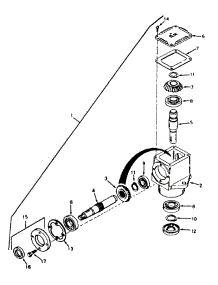 Right Angle Drive Box (Peerless 2604-P91) parts for White Outdoor Attachment 190-993-190 / 50" MOWING DECK 1998 from AppliancePartsPros.com