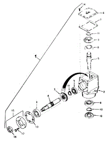 Right Angle Drive Box (Peerless) parts for White Outdoor Attachment 195-993-190 / 50" MOWING DECK 1985 from AppliancePartsPros.com