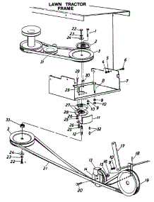 Drive Assembly parts for White Outdoor Attachment 196-746-000 / 1986 from AppliancePartsPros.com
