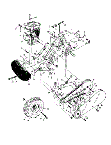 Rear Tine Tiller Transmission parts for White Outdoor Tiller 213-437-190 / 1993 from AppliancePartsPros.com