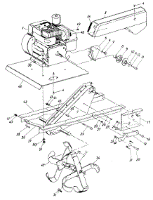 Engine Mounting & Blades Assembly parts for White Outdoor Chore Performer 215-310-190 / 1985 from AppliancePartsPros.com