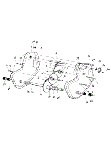 Chain Case (Wheels) Rb-560 parts for White Outdoor Chore Performer 215-406-190 / 1985 from AppliancePartsPros.com