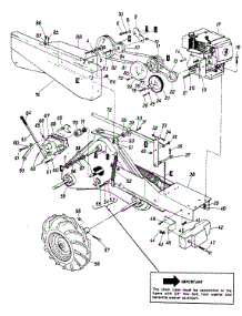 Engine, Wheels & Front Frame parts for White Outdoor Chore Performer 215-418-190 / 1985 from AppliancePartsPros.com
