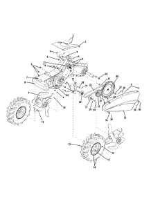 Drive System 410 parts for White Outdoor Tiller 21AA414E290 / 2008 from AppliancePartsPros.com