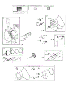 Engine 157112-0590 5 parts for White Outdoor Tiller 21AA414E290 / 2008 from AppliancePartsPros.com