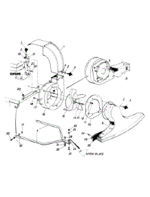 Nozzle & Blower Housing parts for White Outdoor Chore Performer 242-675-190 / 1992 from AppliancePartsPros.com