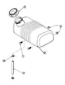 Fuel Tank parts for White Outdoor Chore Performer 245-315B190 / 1995 from AppliancePartsPros.com