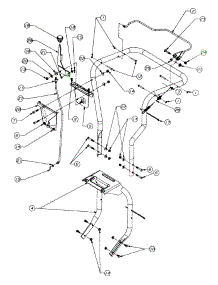 Handle Assembly parts for White Outdoor Chore Performer 245-315B190 / 1995 from AppliancePartsPros.com