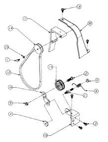 V-Belt Bracket parts for White Outdoor Chore Performer 245-315B190 / 1995 from AppliancePartsPros.com