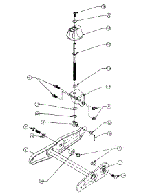 Wheel Pivot Bracket Assembly parts for White Outdoor Chore Performer 245-315B190 / 1995 from AppliancePartsPros.com