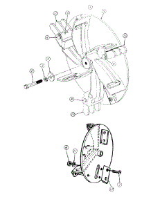 Impeller Assembly parts for White Outdoor Chore Performer 246-315B190 / 1996 from AppliancePartsPros.com