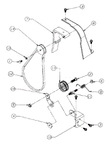 V-Belt Pulley parts for White Outdoor Chore Performer 246-315B190 / 1996 from AppliancePartsPros.com