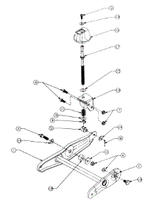 Wheel Pivot Bracket Assembly parts for White Outdoor Chore Performer 246-315B190 / 1996 from AppliancePartsPros.com