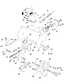 Top Chute Assembly parts for White Outdoor Snow Thrower 315-550-190 / 1985 from AppliancePartsPros.com