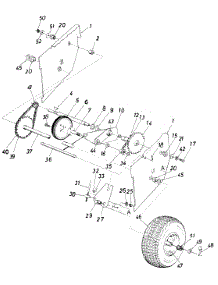 Wheel Drive Assembly parts for White Outdoor Snow Thrower 315-550-190 / 1985 from AppliancePartsPros.com