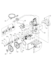Belts And Pulleys parts for White Outdoor Snow Thrower 317E733E190 / 1997 from AppliancePartsPros.com