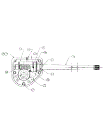 Housing And Shaft Worm parts for White Outdoor Snow Thrower 317E733E190 / 1997 from AppliancePartsPros.com