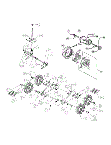 Carrier, Wheel Ass'y Friction & Labels parts for White Outdoor Snow Thrower 317E753F190 / 1997 from AppliancePartsPros.com