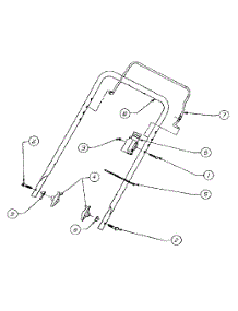 Handle Assembly parts for White Outdoor Snow Thrower 31A-140-000 / 2001 from AppliancePartsPros.com