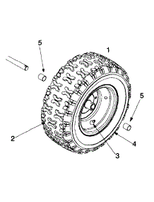 Wheel Assembly parts for White Outdoor Snow Thrower 31A6C0F382 / 1998 from AppliancePartsPros.com