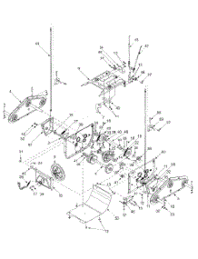 Frame Assembly parts for White Outdoor Snow Blower 31AD4M3F190 / 2001 from AppliancePartsPros.com