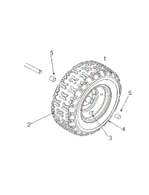 Wheel Assemblies parts for White Outdoor Snow Thrower 31AE660G022 / 2001 from AppliancePartsPros.com