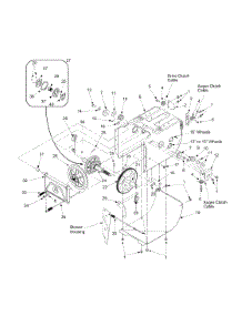 Frame Assembly parts for White Outdoor Snow Thrower 31AE660G022 / 2002 from AppliancePartsPros.com