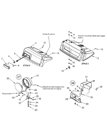 Lights & Handle parts for White Outdoor Snow Thrower 31AE9M6G590 / (2005-2) from AppliancePartsPros.com