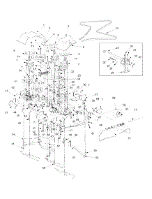 48-Inch Deck Assembly parts for White Outdoor Zero-Turn Mower 53BA1A6M190 from AppliancePartsPros.com