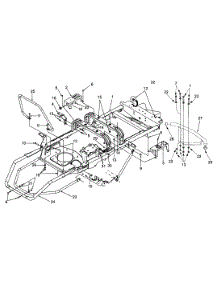 Frame And Attachments parts for White Outdoor Zero-Turn Mower 53BA1A6M190 from AppliancePartsPros.com