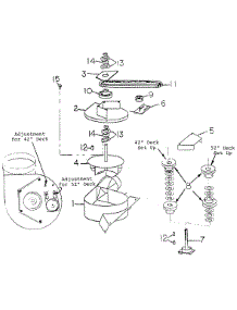 Blower Assembly parts for White Outdoor Front-Mount Mower FR-11 / 1985 from AppliancePartsPros.com