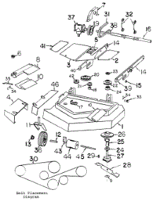 52-Inch Mower Deck Assembly parts for White Outdoor Front-Mount Mower FR-18 / 1985 from AppliancePartsPros.com